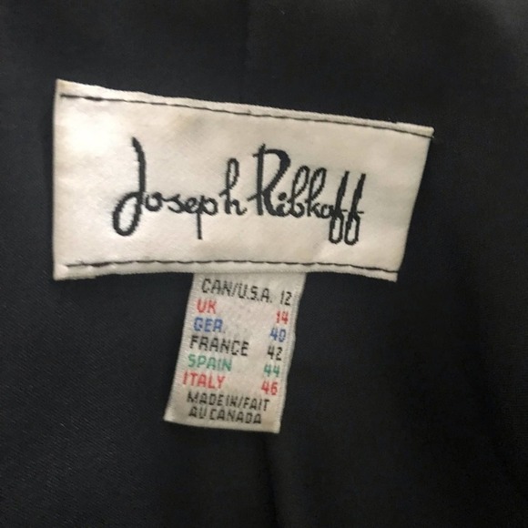 Joseph Ribkoff Patchwork Quilted Blazer Size 12 - Picture 4 of 4